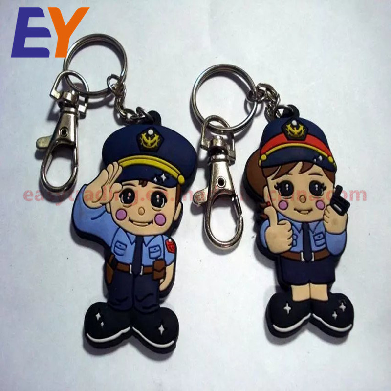 Personalized Cool 3D Plastic and PVC Keychain