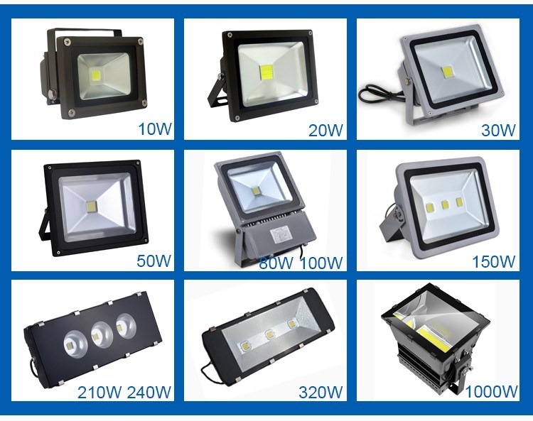 IP65 Waterproof Outdoor 300W 250W 200W 50W 100W LED Flood Light