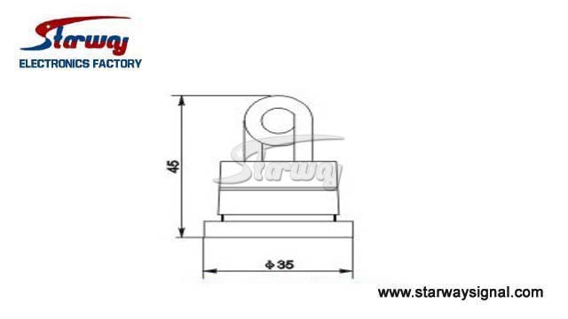 Warning Hideaway Screw Strobe Lights (LTE337C)