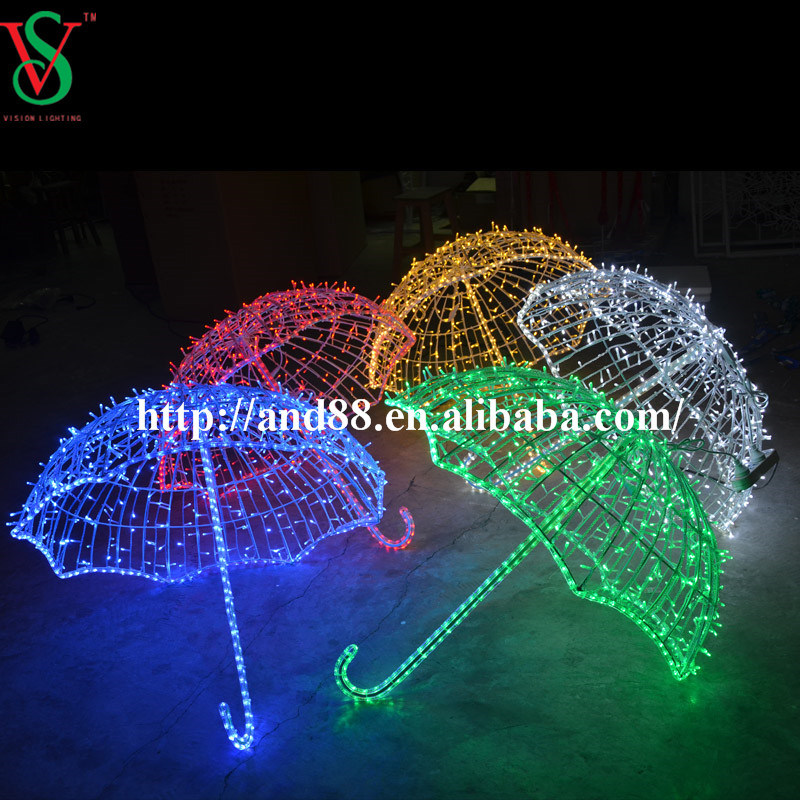 Christmas 3D LED Light Umbrella