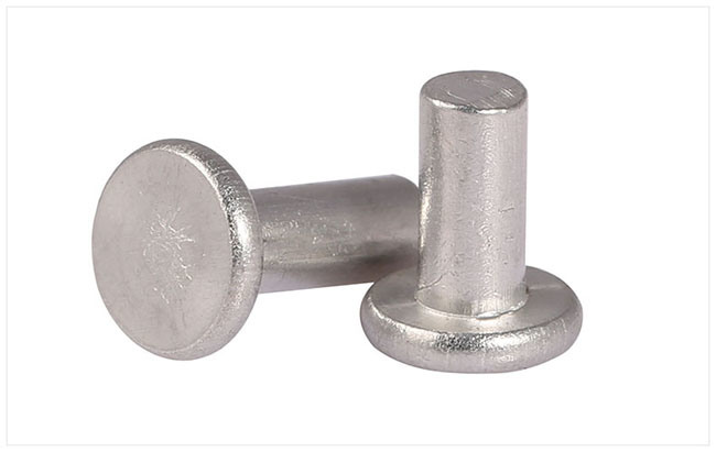 Flat Head Solid Tin Rivet Made with Aluminum