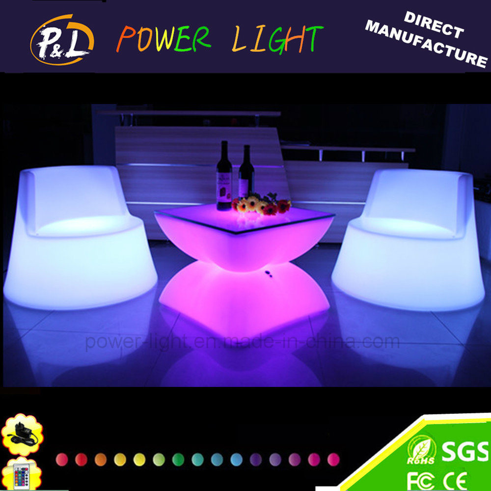 Modern Design Colorful LED Chair for Bar with CE (PLT-FC016)