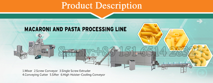 Single Screw Stainless Steel Macaroni Pasta Extruder