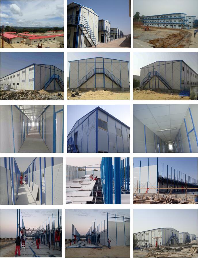 Prefabricated House Prefab Light Steel Office / Toilet