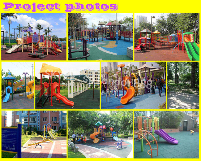 High Quality Outdoor Playground Cheap Rubber Tiles Flooring for Wholesales