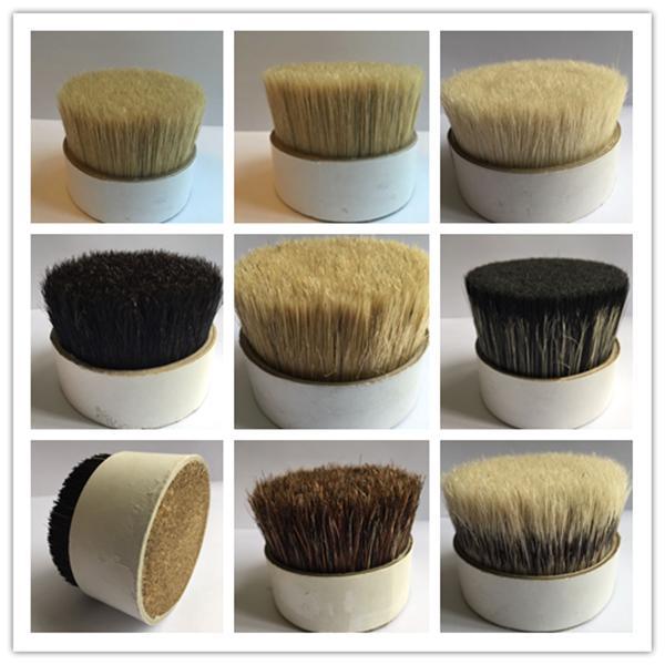 90% Tops Chungking Pure Black Double Boiled Bristle for Brush