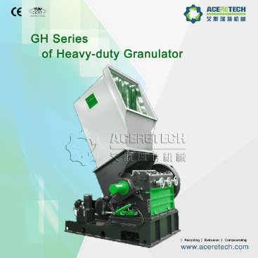 Large Output Granulator for Plastic Bottles