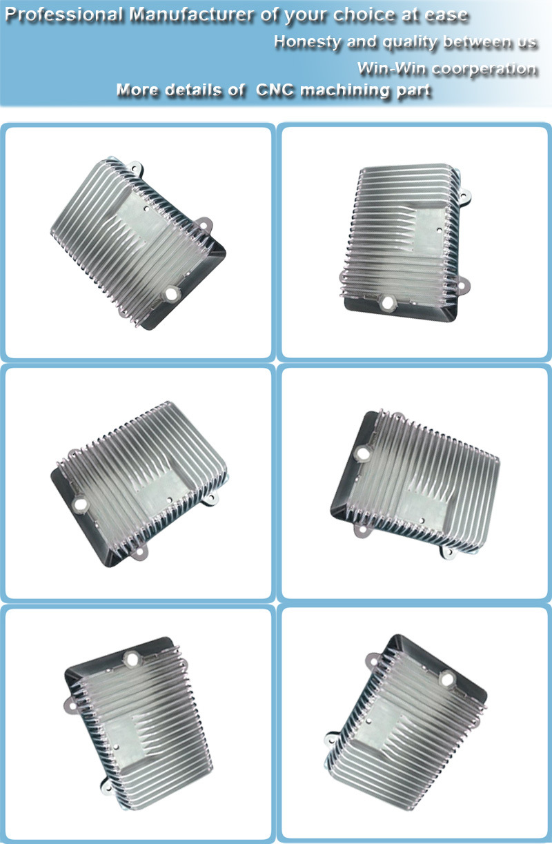 Factory Processing Precision Casting Aluminum Cooling Fin CNC Machining Part