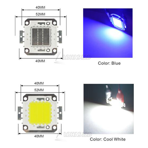 High Power COB LED Chip 10W 20W 30W 50W 100W LED COB