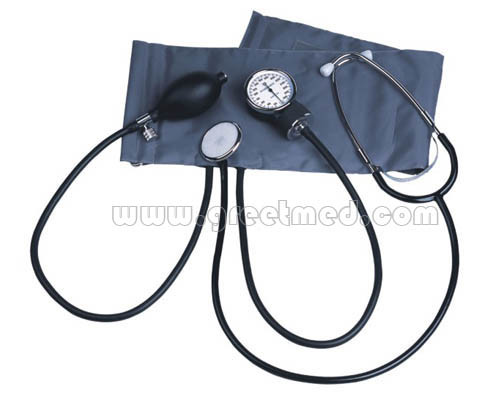 High Quality Aneroid Sphygmomanometer with Stethoscope