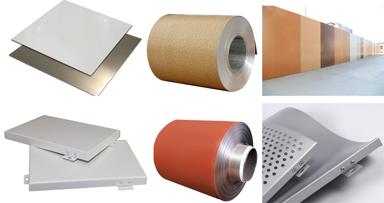 PE/PVDF Coating Color Painted Aluminum Sheet for Decorative Material Products