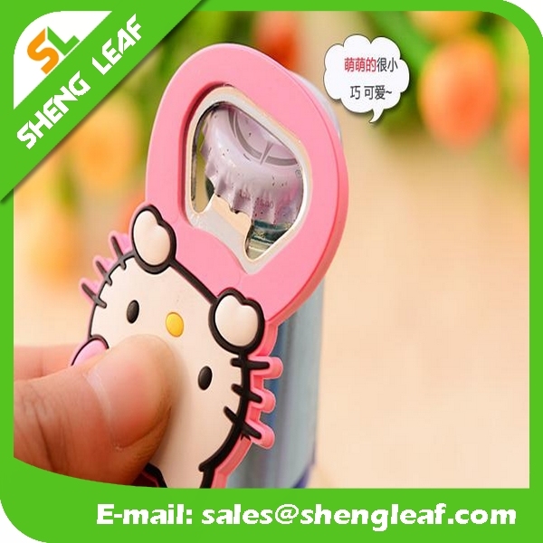 Factory Supllier Cheap Rubber Beer Bottle Opener (SLF-BO005)