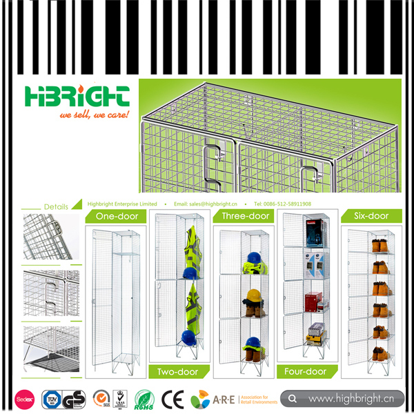 Single Nest One Door Wire Mesh Locker