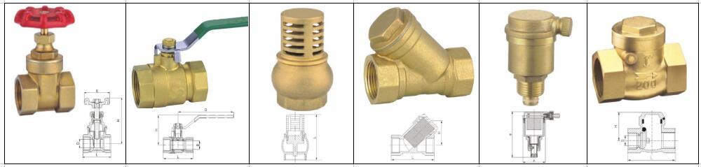 A4002 High Quality Brass Check Valve Foot Valve with Filter