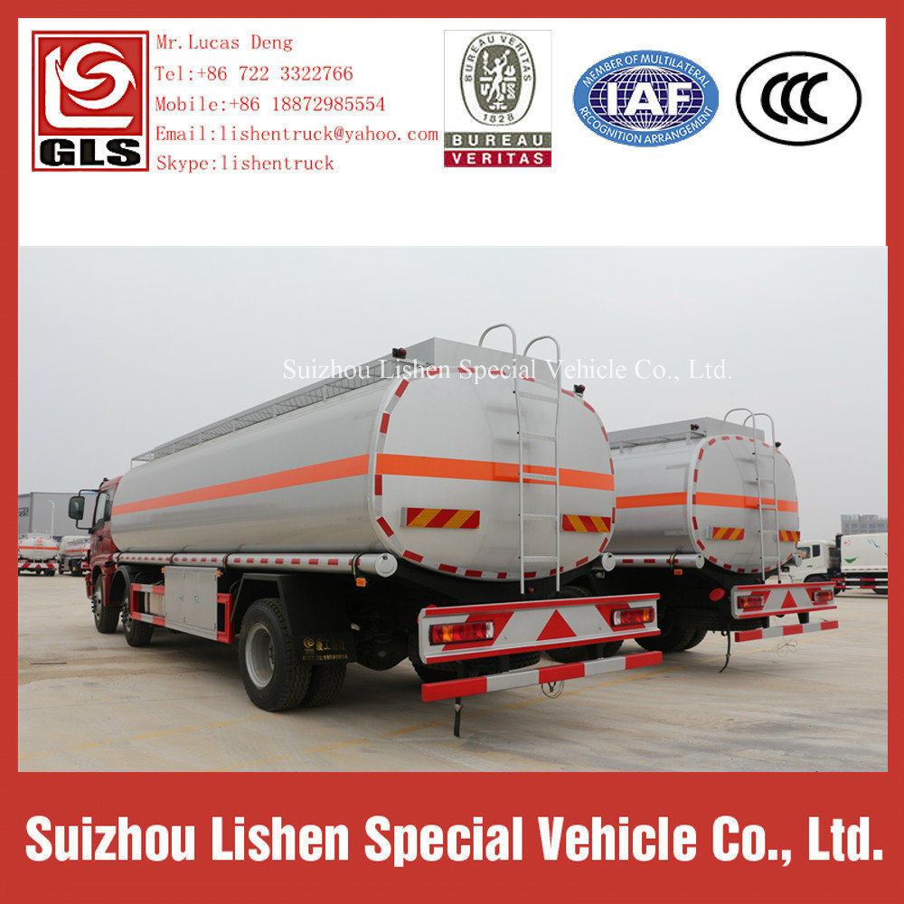 6*2 Auman Fuel Delivery Capacity 20000L Oil Tanker Truck for Sale Fuel Vehicle Mobile Oil Station