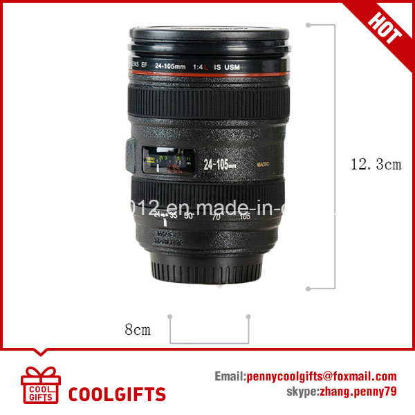 New Arrival Camera Lens Travel Coffee Mug / Cup /Thermos, Stainless Steel Mug