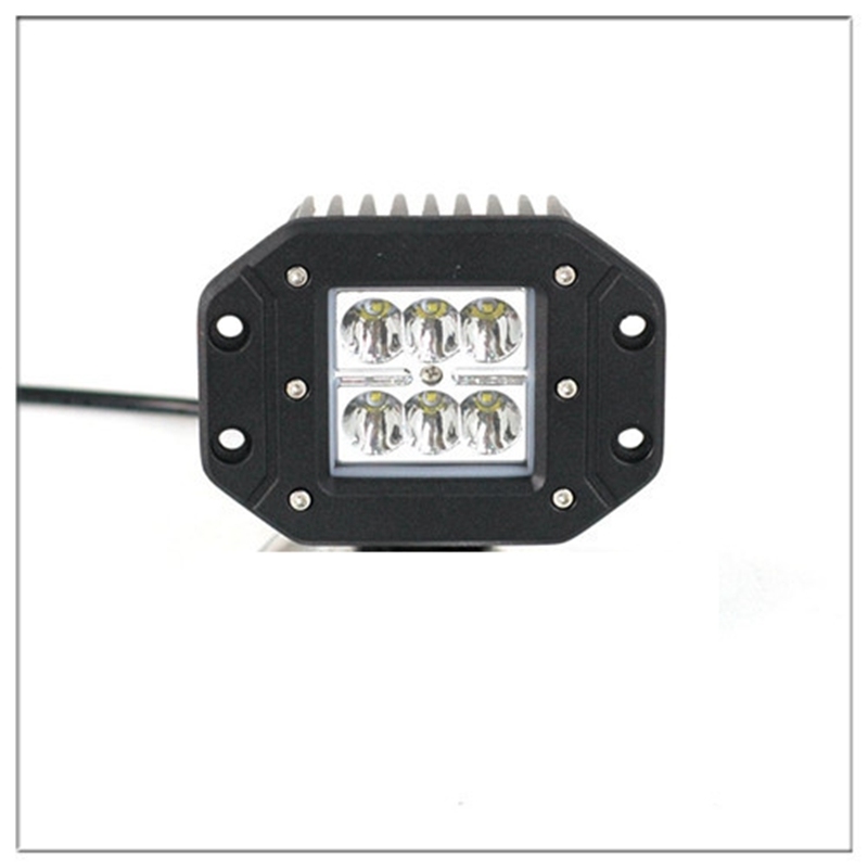 CREE Flood LED Work Light Square Flush Mount