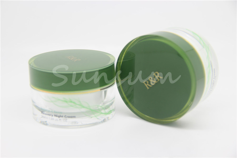 Customized Wholesale Pet Frostedcream Jar with Screw Cap Cosmetic