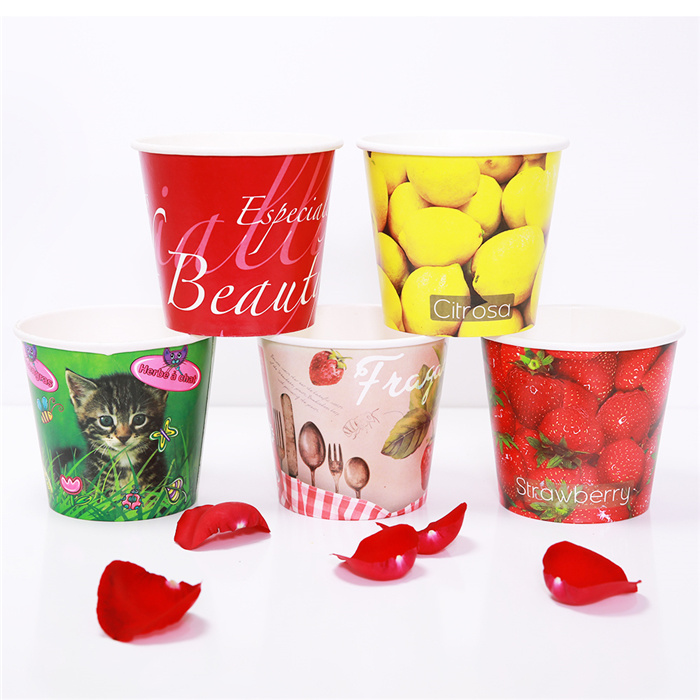 Customized High Quality Disposable Paper Takeaway Food Bowl