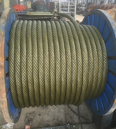 Steel Wire Rope for Elevator /6X19/ Sisal Fibre Core