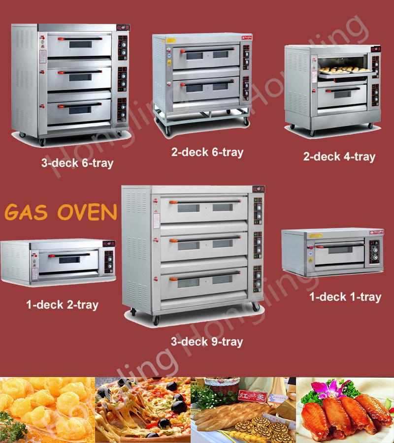 Commercial Bread Bakery Equipment Gas Deck Oven in Factory Price