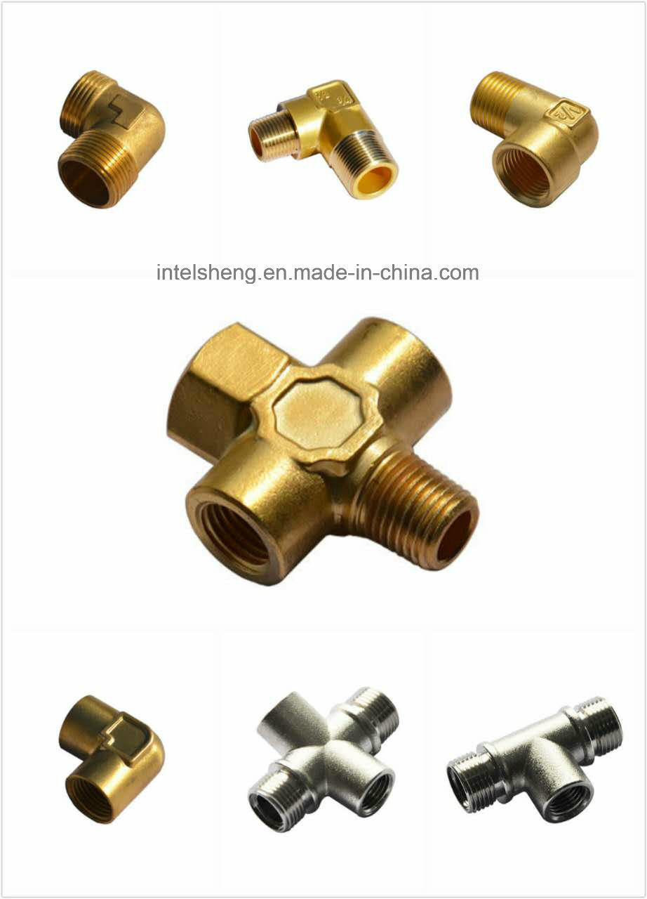 Brass Joint Pipe Fitting Cross Fitting (TFF-040-03)