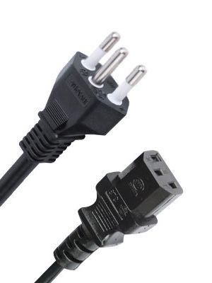 Inmetro Approval Brazilian Power Cord with IEC C13