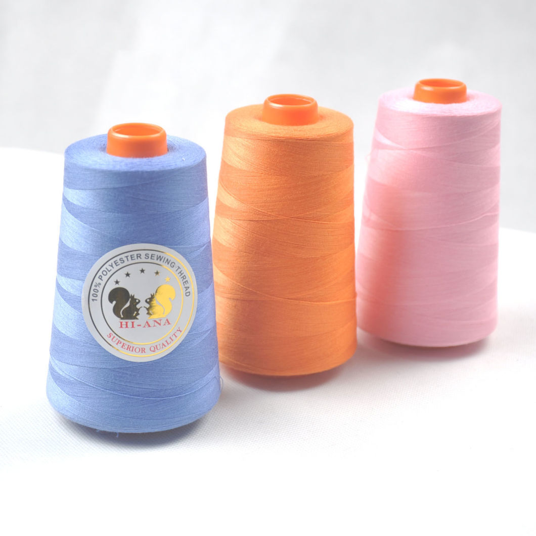 OEM Custom Made Top Quality Dyed Polyester Ring Spun Yarn