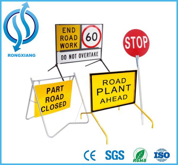 Australian Warning Galvanized Road Safety Stand Board Sign