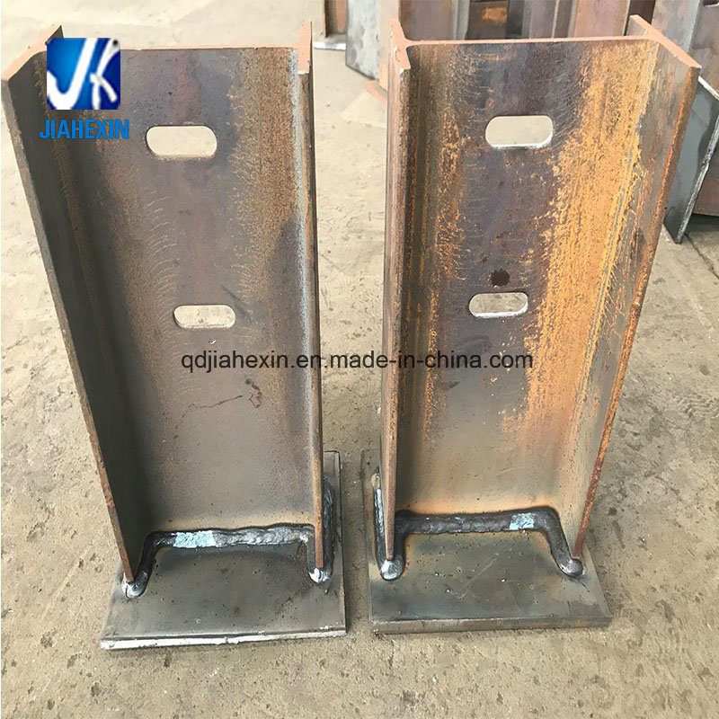 Welded Steel Fabrication H Bracket Column