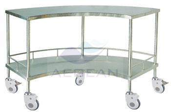AG-Ss007b Medical Equipment Hospital Stainless Steel Trolley for Sale