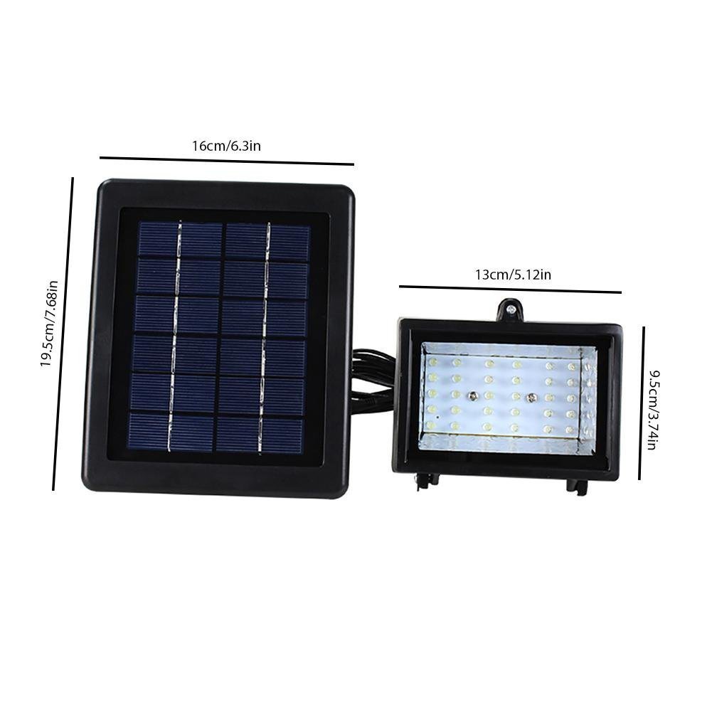 30/45/60 LED Outdoor IP 65 Waterproof Dustproof Solar Landscape Wired Spotlights with 3 Modes of Lighting