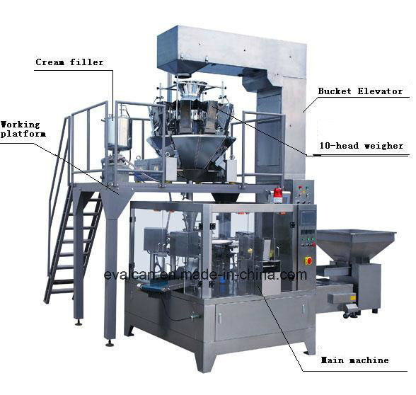 Automatic Preformed Pouch Microwave Popcorn Packing Machine