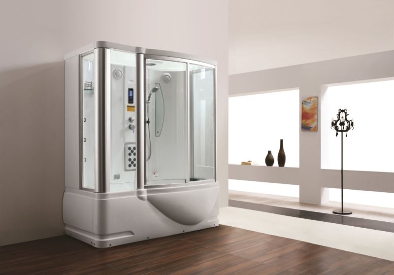 Computer Control Panel Steam Shower Combine with Sauna Room (M-8250)