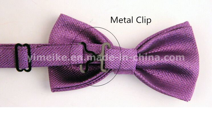 Men Silver Evening Dress Jacquard Monochromatic Bow Ties Wholesale