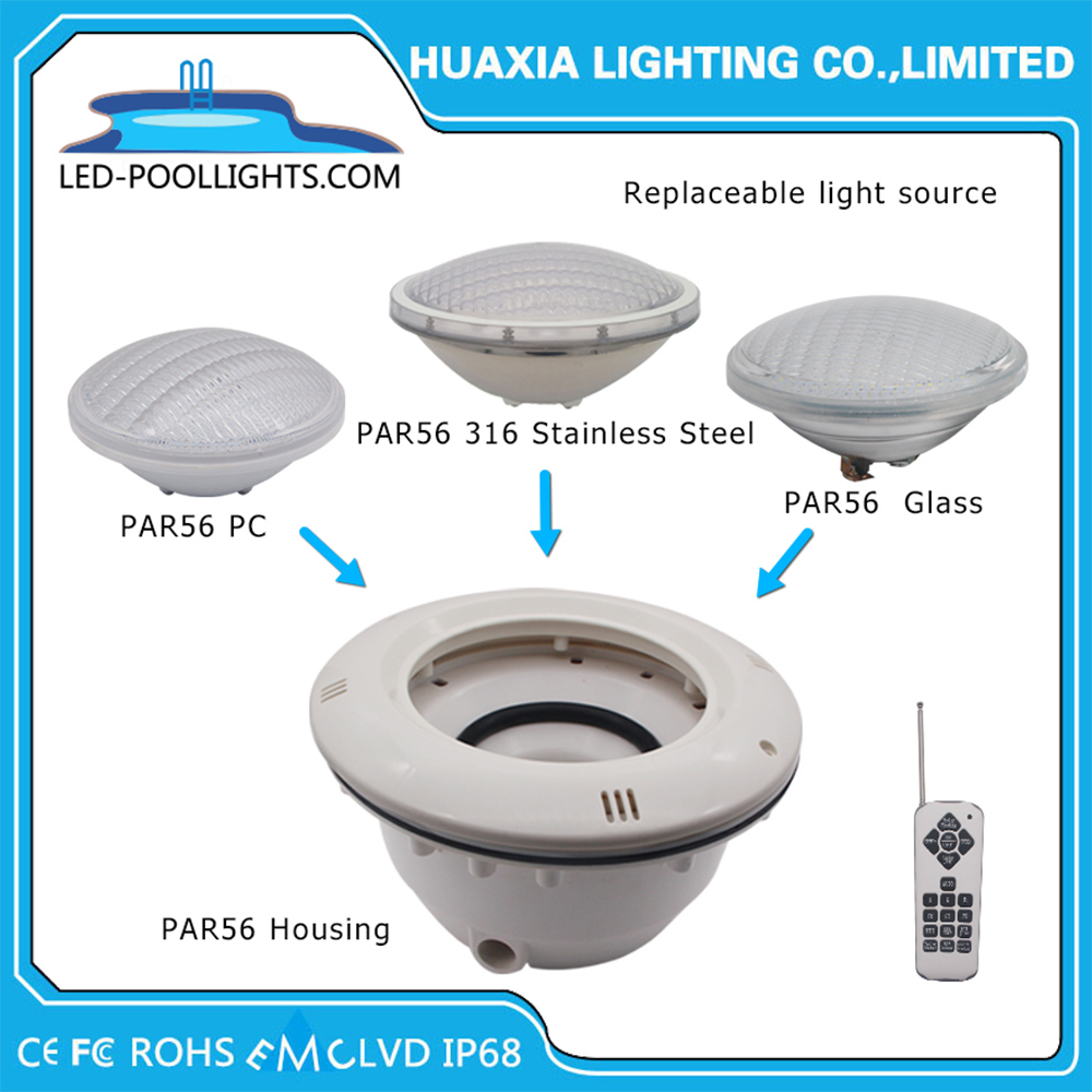 316 Stainless Steel Recessed PAR56 LED Swimming Pool Light