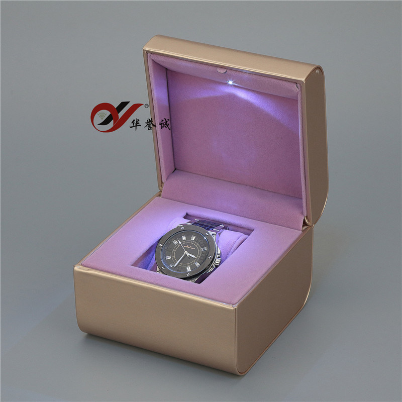 God PU Leather with LED Light Jewelry Box Set