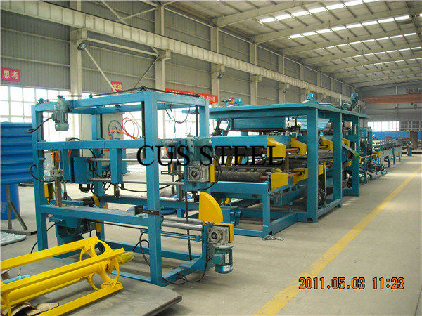 CE Proved PU EPS Sandwich Panel Machine