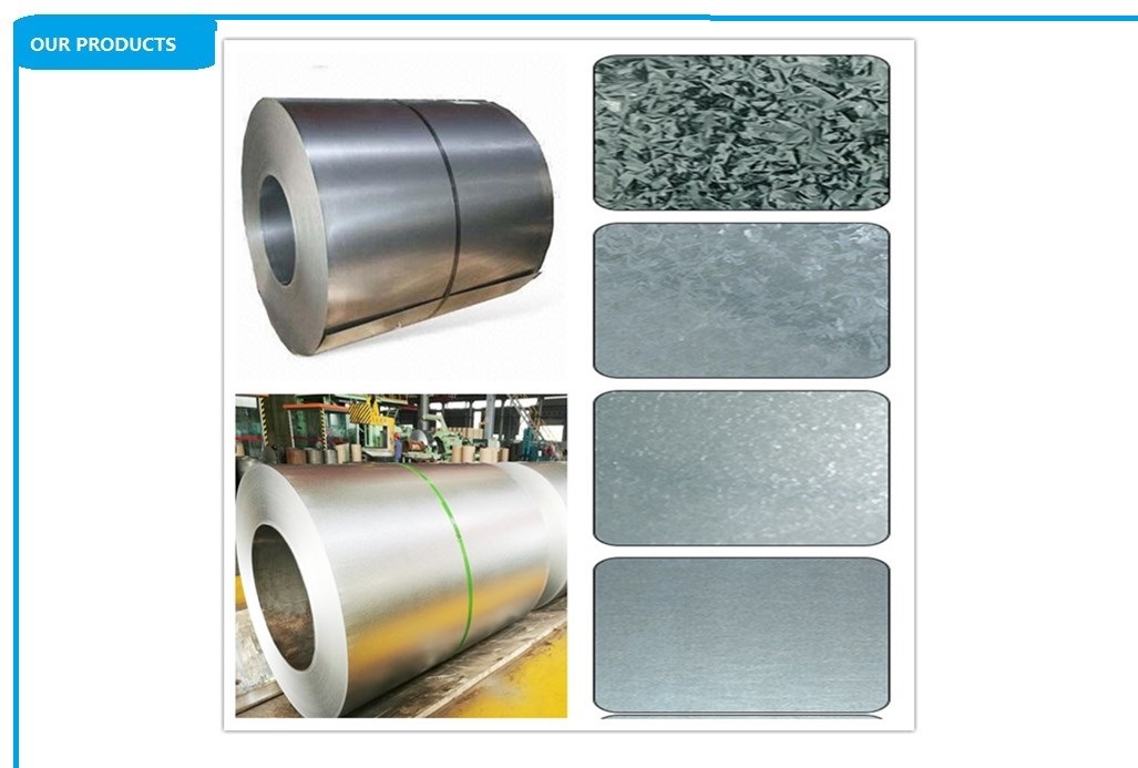 Zinc Coating Hot DIP Cold Rolled Galvanized Steel Coils