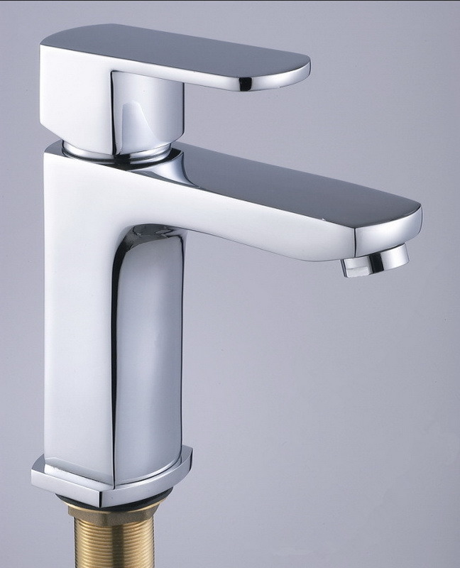 Brass Body Single Level Single Handle Bathroom Basin Faucet