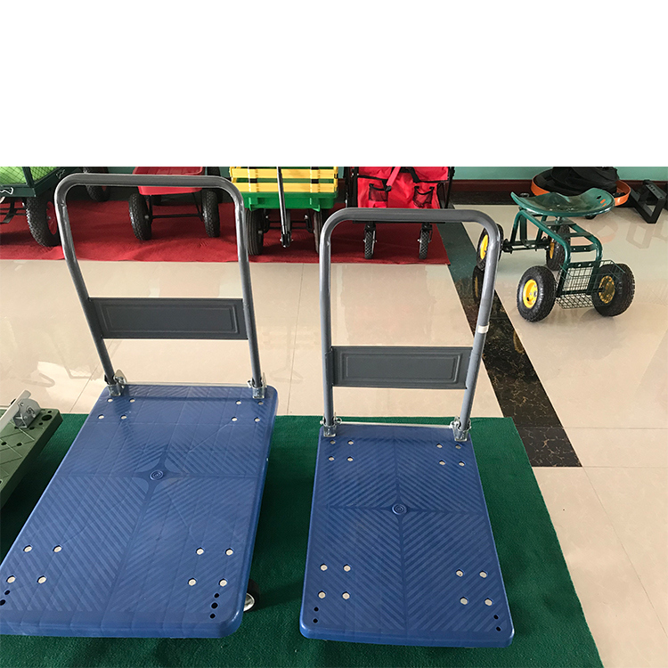 Alum Easy-Carrying Platform Hand Truck Hand Trolley with Two Wheels Trolley Luggage Jzs150n