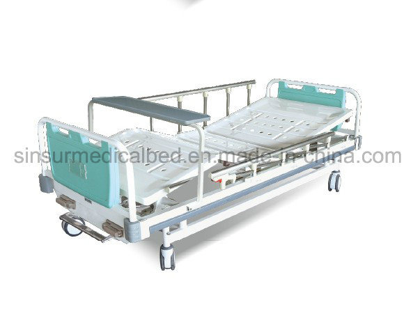 Hospital Ward Furniture General Use Luxury Manual Double-Shake Medical Beds