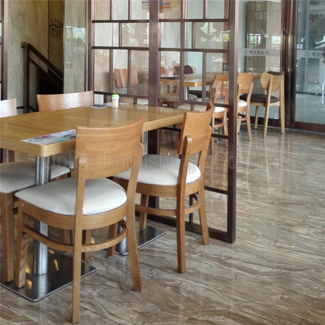 Commercial Interior Wooden Restaurant Table and Chair Set (SP-CS337)