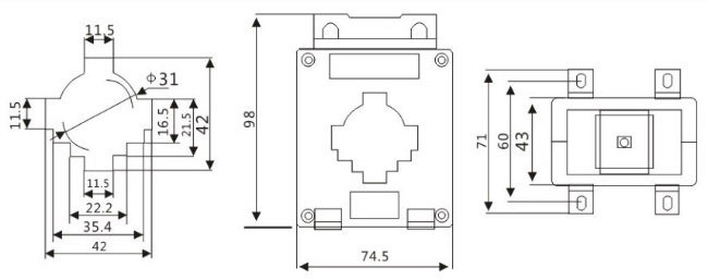 China Factory Msq-40 Split Core Electric Current Transformer