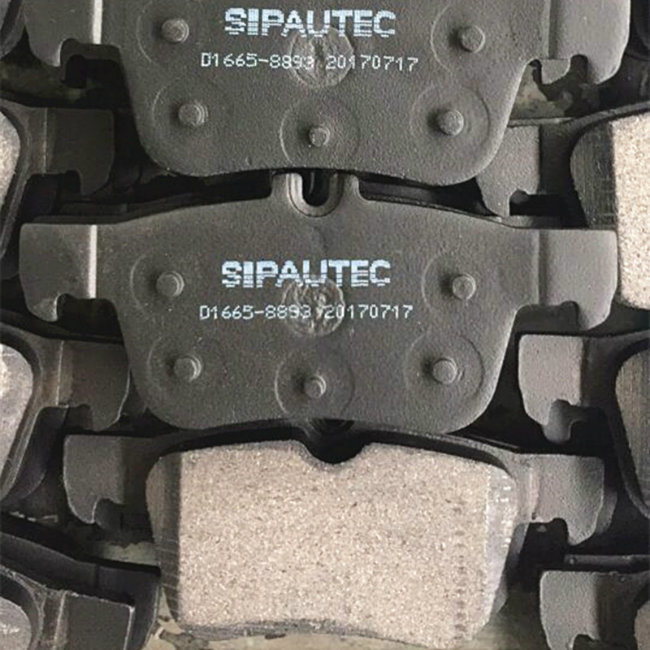 Factory Price D1665 Semi-Metallic Auto Parts Brake Pads for Ford
