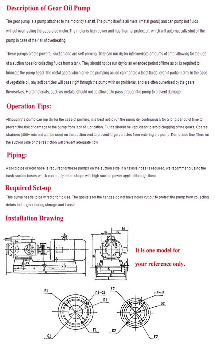 Portable Motor Gear Oil Pump