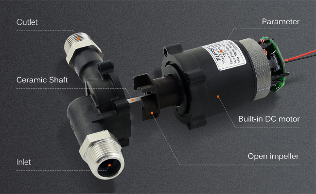 12V or 24V DC Brushless Solar Pumps