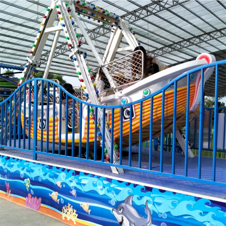 Kids Outdoor Playground Amusement Park Kiddie Ride Mini Pirate Ship Rides for Sale