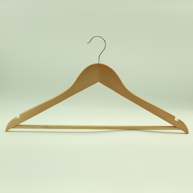 66 Flat Craft Bamboo Hanger with Bar for Clothes (TPL003) (YLBM6712H-NTLN1)