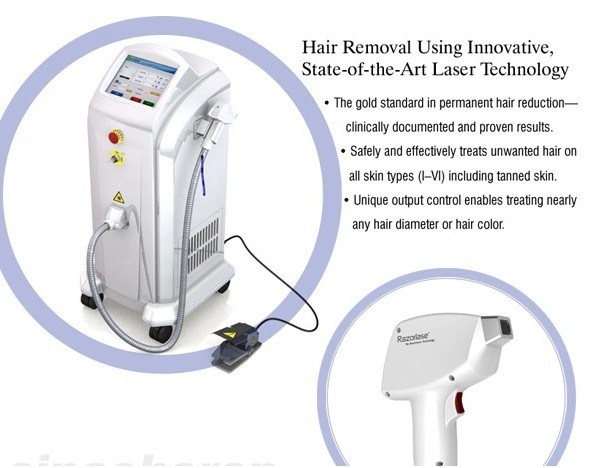 Professional 808nm Diode Laser Shr Hair Removal Laser Machine with Beauty Equipment